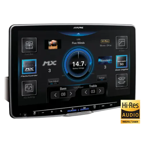 [ALPHALO11] Alpine Halo Digital Multimedia Receiver with 11" HD Display & Hi-Res Audio Playback For The Sprinter